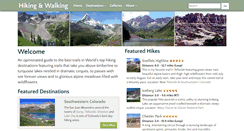 Desktop Screenshot of hikingwalking.com